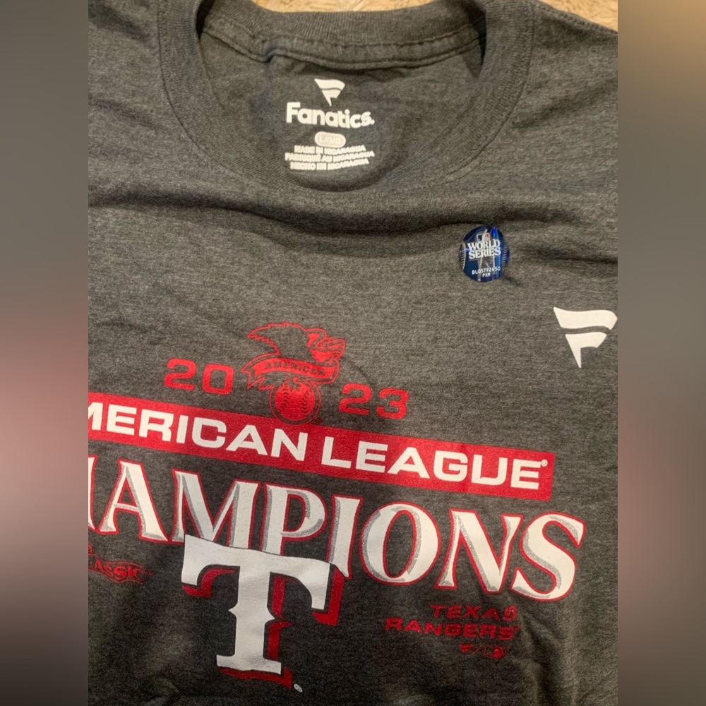 Fanatics Texas rangers tshirt